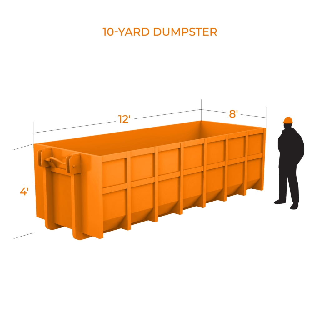 10 yard dumpster