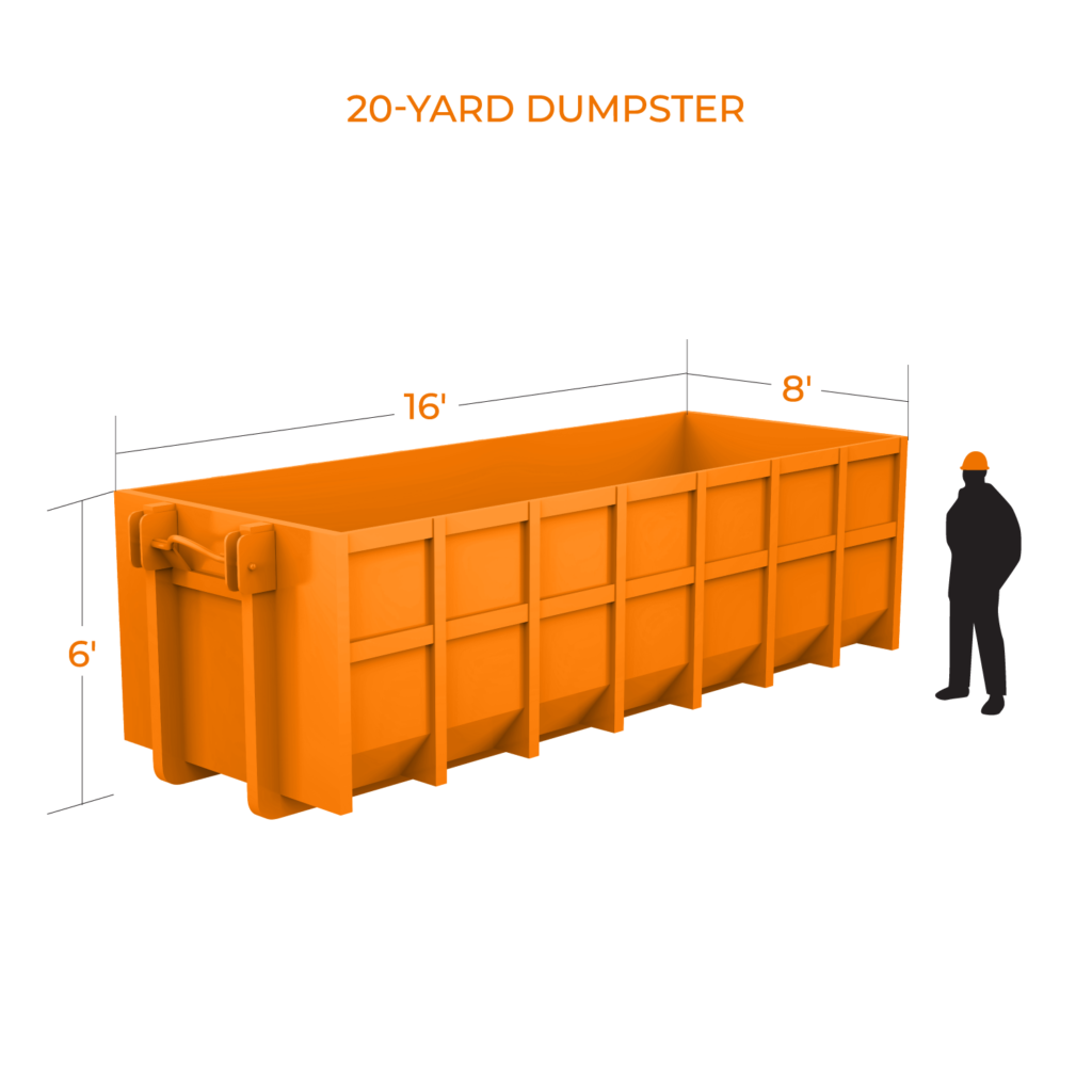 20 yard dumpster