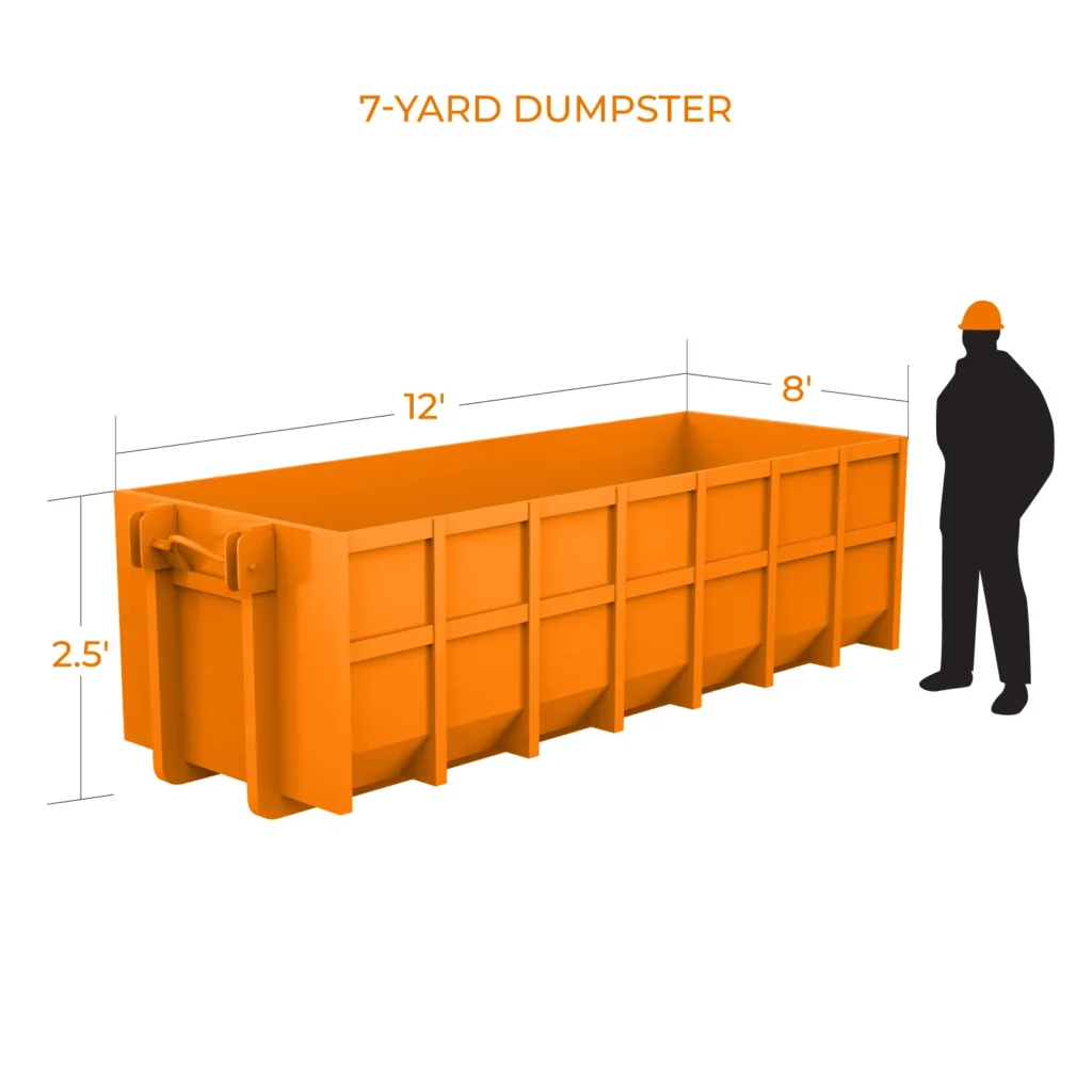 7 yard dumpster